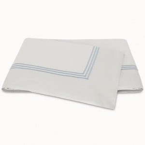 Matouk Bedding - Bel Tempo Nocturne Flat Sheet - Pool - Fig Linens and Home