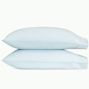 Matouk Bedding - Bel Tempo Nocturne Pillowcases in Blue Color - Fig Linens and Home