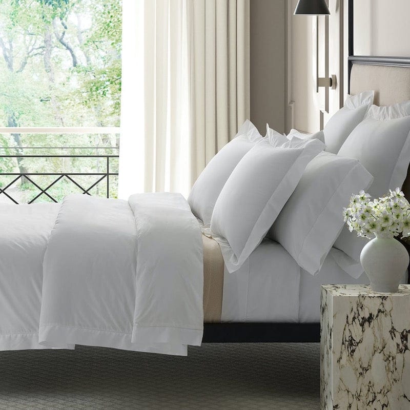 Matouk Bedding - Gatsby Hemstitch Bed Linens - Giza Cotton -  Fig Linens and Home