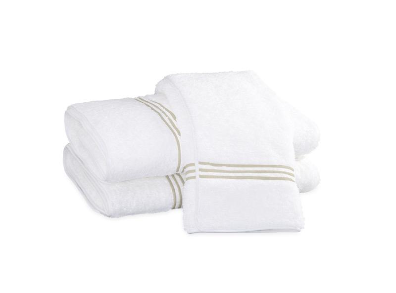 Bel Tempo Almond Bath Towels | Matouk at Fig Linens