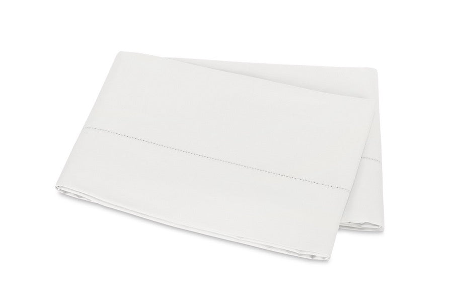 Matouk Bedding - Bergamo Hemstitch Flat Sheet in Bone - Fig Linens and Home