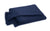 Matouk Throw - Bruno Navy Blue Blanket at Fig Linens and Home