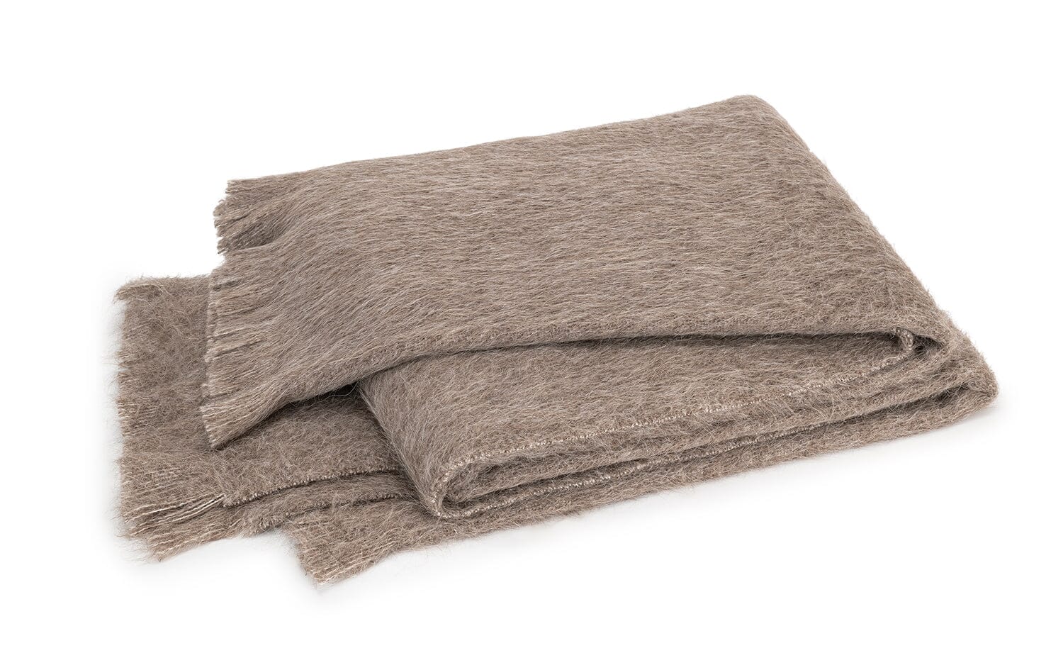 Matouk Throw - Bruno Oak Blanket at Fig Linens and Home