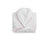 Cairo Robe in White with Pink Tape | Matouk Robes at Fig Linens and Home