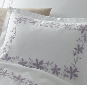 Matouk Callista Lilac Bedding - Fig Linens