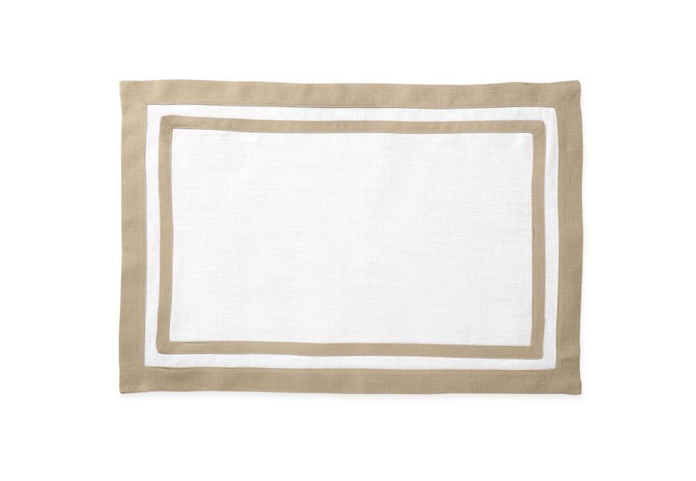 Matouk Table Linens | Casual Couture Rectangle Placemat in Oat