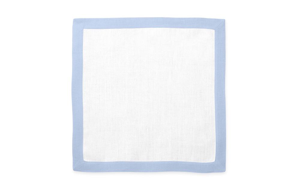 Matouk Table Linens | Casual Couture Square Placemat in Ice Blue