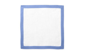 Matouk Table Linens | Casual Couture Square Placemat in Sky Blue