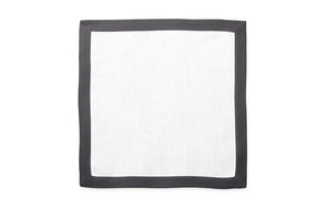 Matouk Table Linens | Casual Couture Square Placemat in Smoke Grey