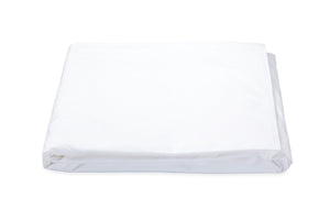 Ceylon White Fitted Sheet | Percale Bedding by Matouk