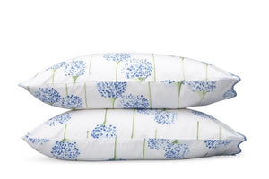 Matouk Charlotte Azure Pillowcases | Matouk Lulu DK at Fig Linens