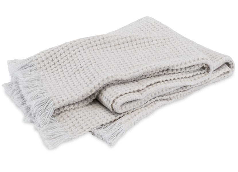 Cashmere Throw Blanket in Pearl - Matouk Linens