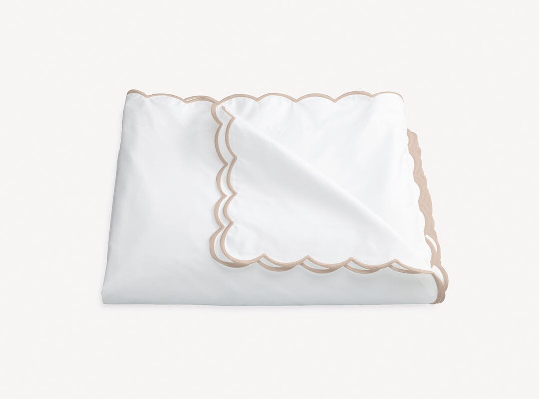 Matouk Duvet Cover - Champagne Dakota Percale Bedding at Fig Linens and Home