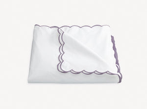 Matouk Duvet Cover - Deep Lilac Dakota Percale Bedding at Fig Linens and Home