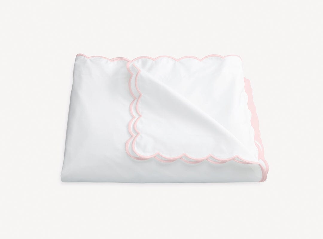 Matouk Duvet Cover - Pink Dakota Percale Bedding at Fig Linens and Home
