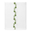 Daphne Matelassé in Grass Green |  Matouk Coverlet at Fig Linens and Home