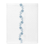 Daphne Matelassé in Hazy Blue | Matouk Coverlets at Fig Linens and Home