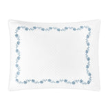 Daphne Matelassé in Hazy Blue | Matouk Pillow Shams at Fig Linens and Home
