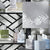 Matouk Daphne Tissue Box Cover - Grey/White | Bath Accessories