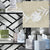 Matouk Daphne Tissue Box Cover - Oat/White | Bath Accessories