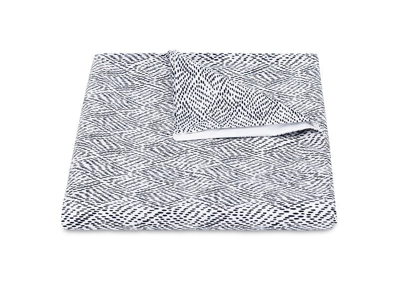 Matouk Duma Diamond Navy Blue Duvet Cover - Fig Linens and Home