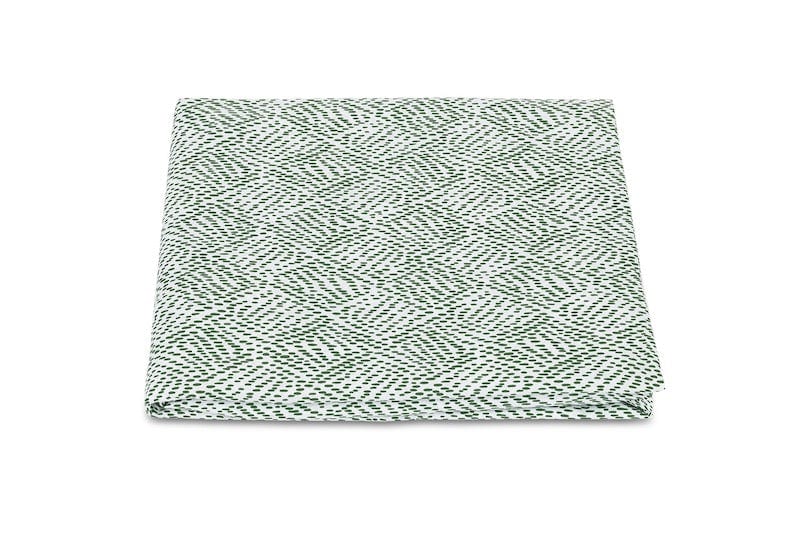 Matouk Duma Diamond Grass Green Fitted Sheet - Fig Linens and Home - Matouk Schumacher