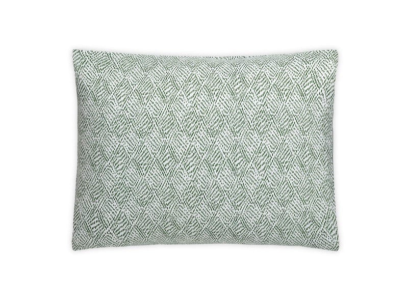 Matouk Duma Diamond Grass Green Pillow Sham - Fig Linens and Home - Matouk Schumacher