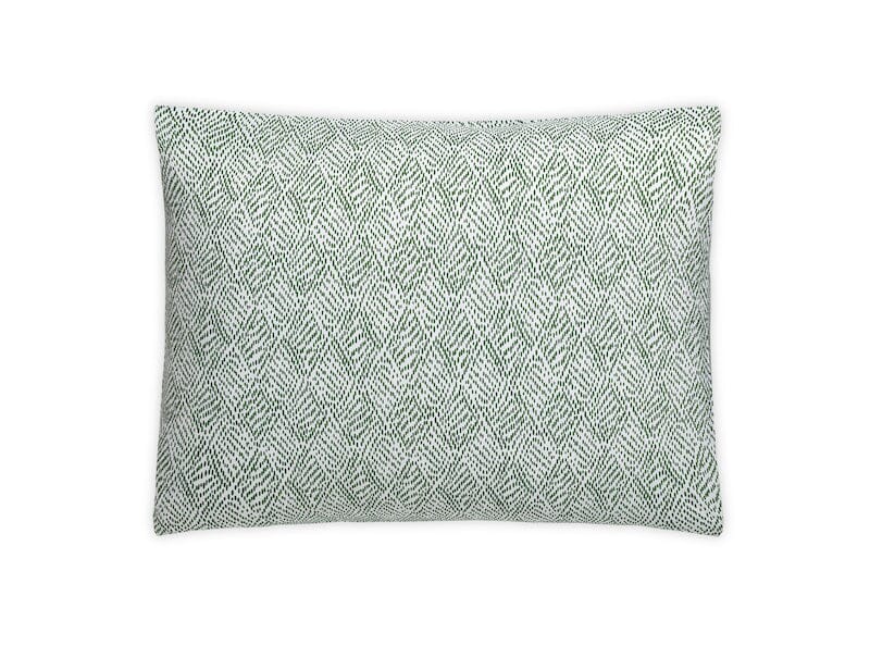 Duma Diamond Grass Green Quilt | Matouk Schumacher at Fig Linens and Home - Quilted Coverlet