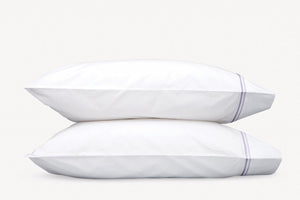 Pillowcases - Essex Lilac Bedding by Matouk at Fig Linens and Home