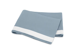Matouk Bedding - Francis Giza Hazy Blue Flat Sheet - Fig Linens and Home