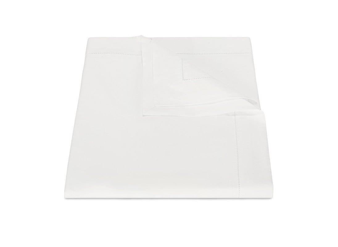 Matouk Gatsby Hemstitch Duvet Cover in Bone Giza Cotton - Fig Linens and Home