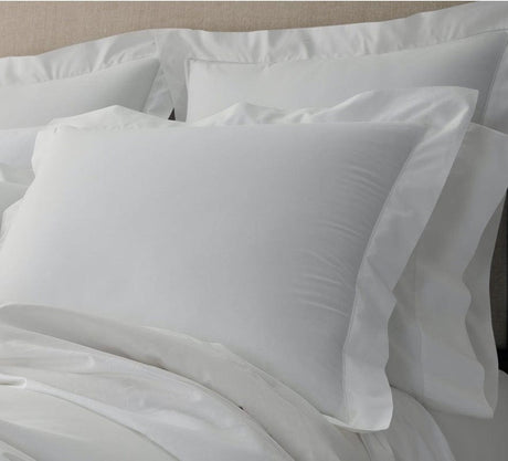 Matouk Bedding - Gatsby Hemstitch Bedding - Giza Cotton Shams - Fig Linens and Home