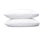 Matouk Pillowcase - Gatsby Bedding in White at Fig Linens and Home