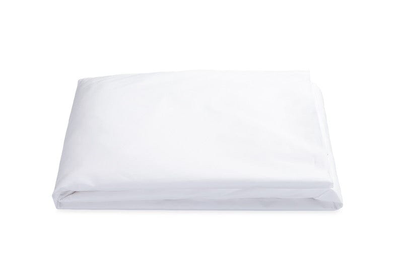 Matouk Fitted Sheets - Gatsby Giza Percale Fitted Sheet in White