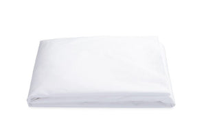 Matouk Fitted Sheets - Gatsby Giza Percale Fitted Sheet in White