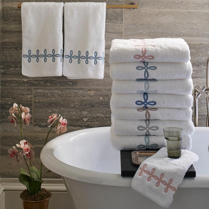 Matouk Gordian Knot Bath Towels at Fig Linens