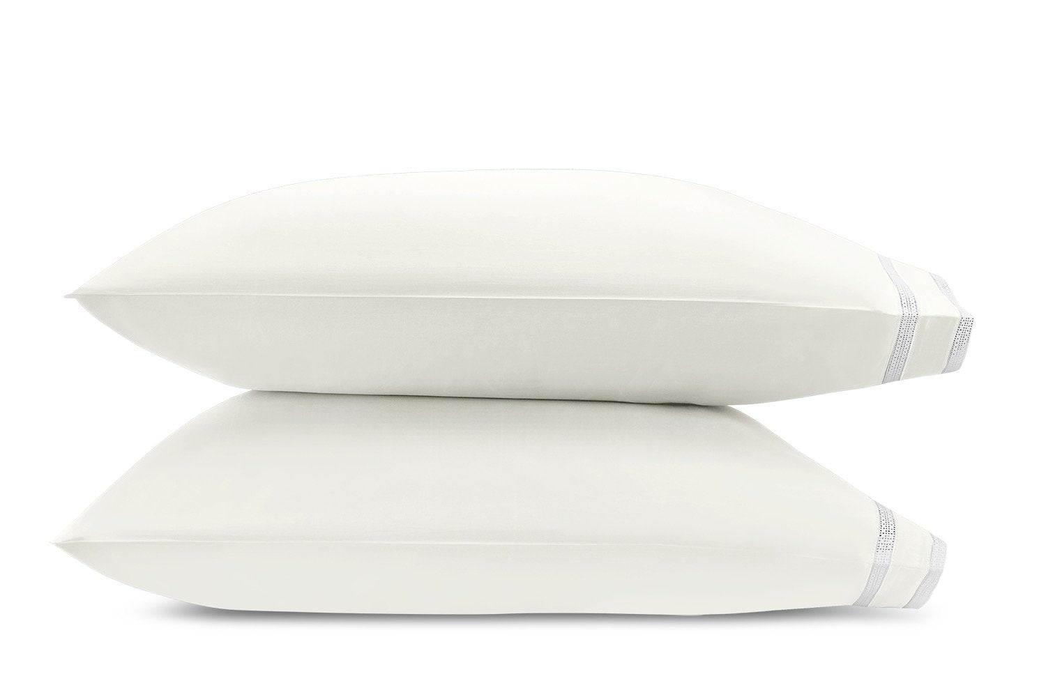 Matouk Grace Bone Pillowcases | Fig Linens and Home