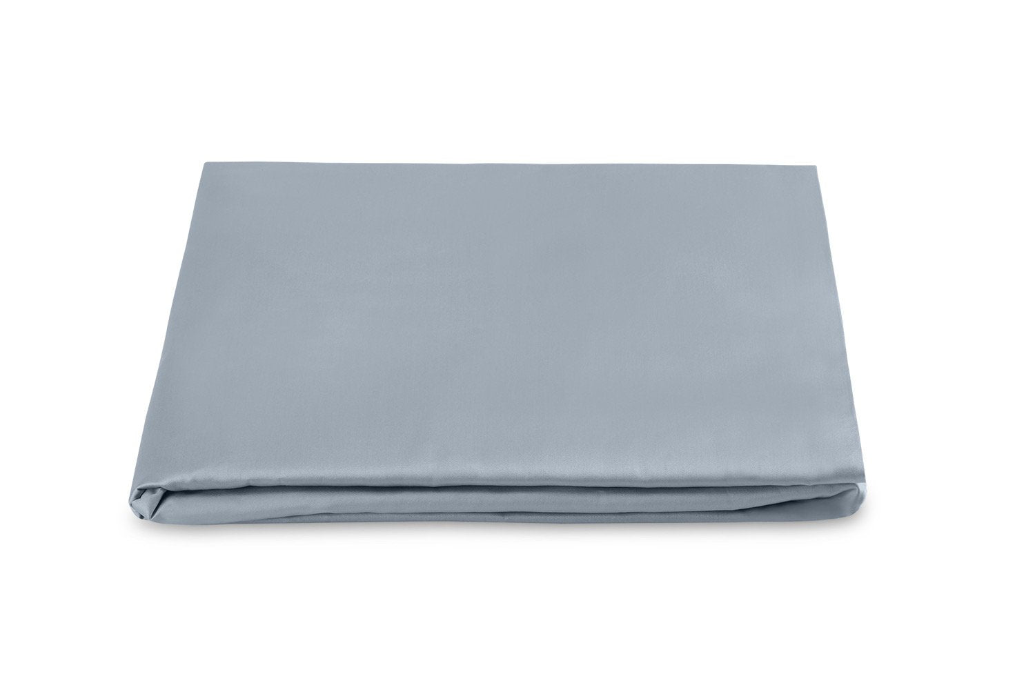 Matouk Grace Hazy Blue Fitted Sheet - Giza Sateen Talita -  Fig Linens and Home