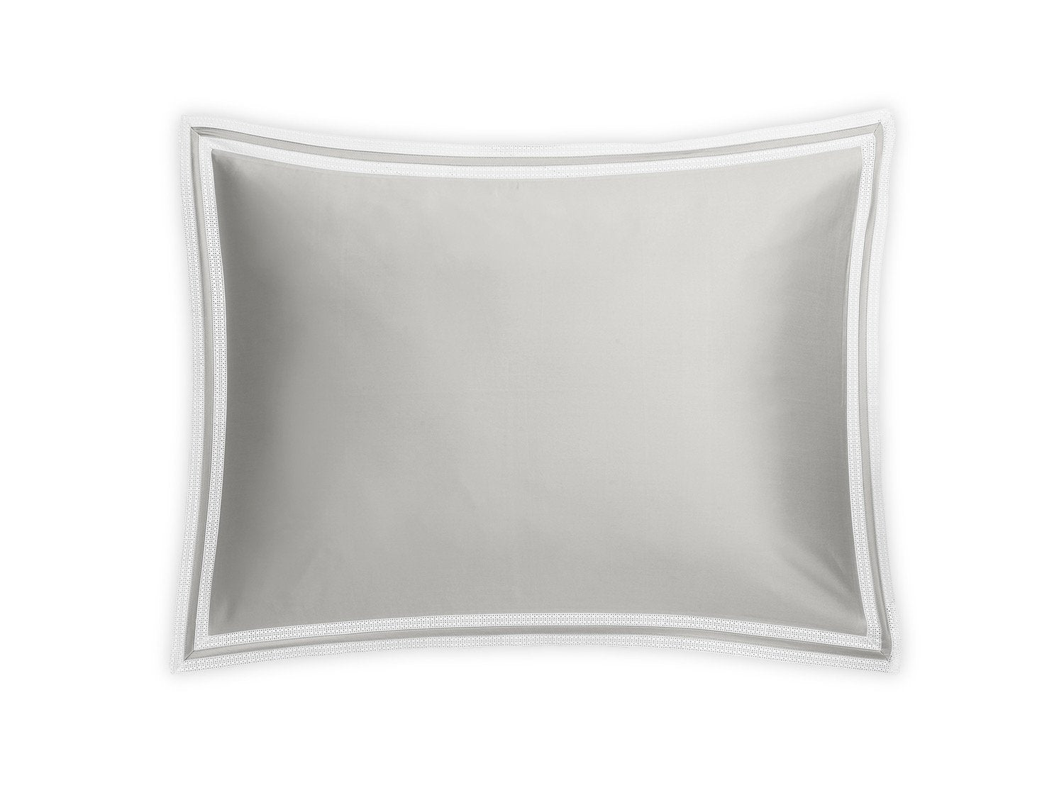 Matouk Grace Silver Pillow Sham | Fig Linens and Home