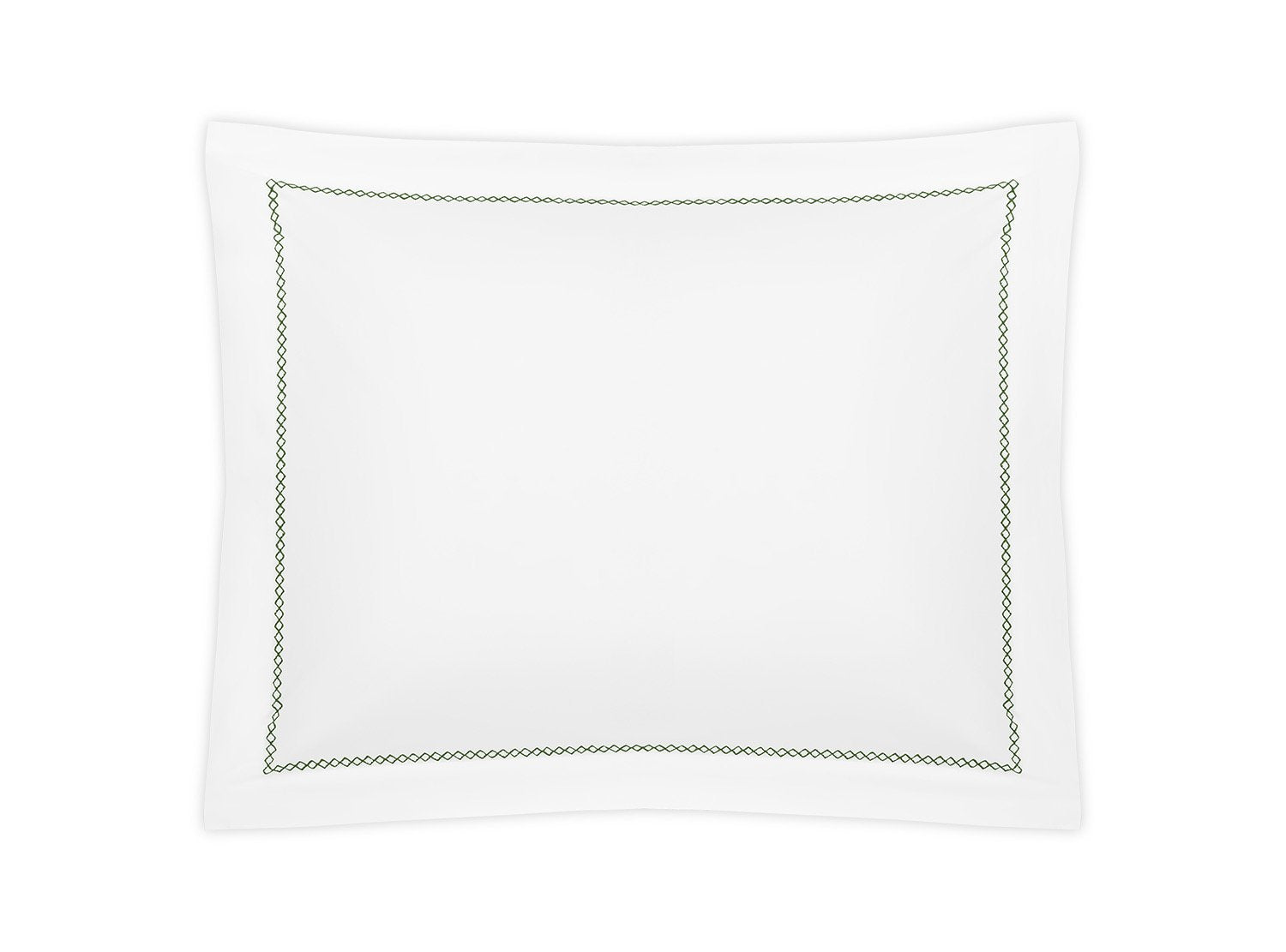 Matouk Hatch Green Pillow Sham | Fig Linens