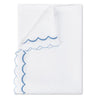India Diamond Pique Azure Blue Coverlets | Matouk Matelasse at Fig Linens and Home