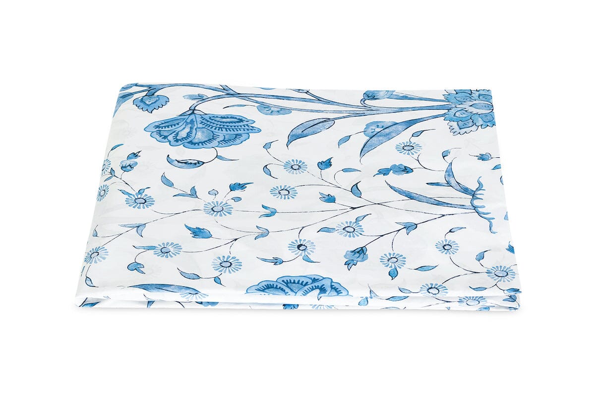 Fitted Sheet - Khilana Azure Bedding by Matouk | Schumacher at Fig Linens and Home