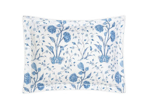 Khilana Azure Quilt by Matouk | Schumacher - Quilted Pillow Shams at Fig Linens and Home