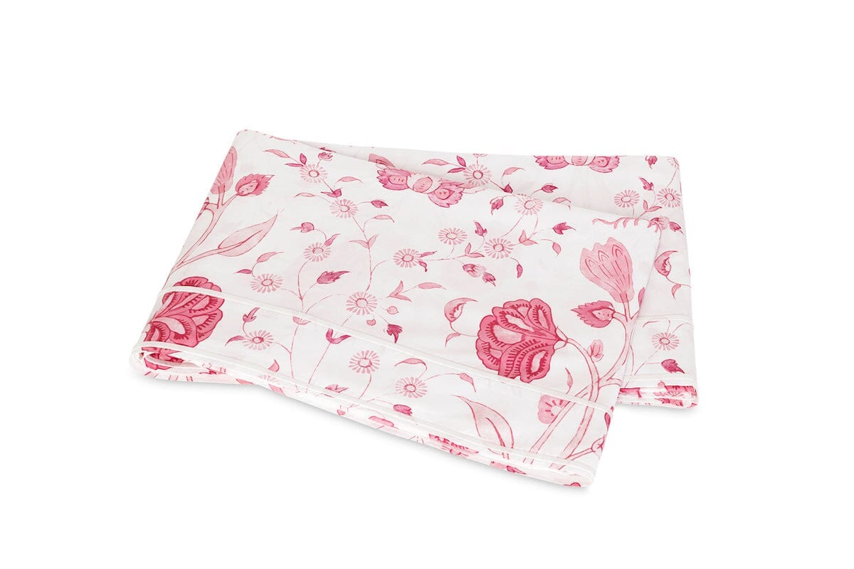 Flat Sheet - Khilana Peony Bedding by Matouk | Schumacher at Fig Linens and Home