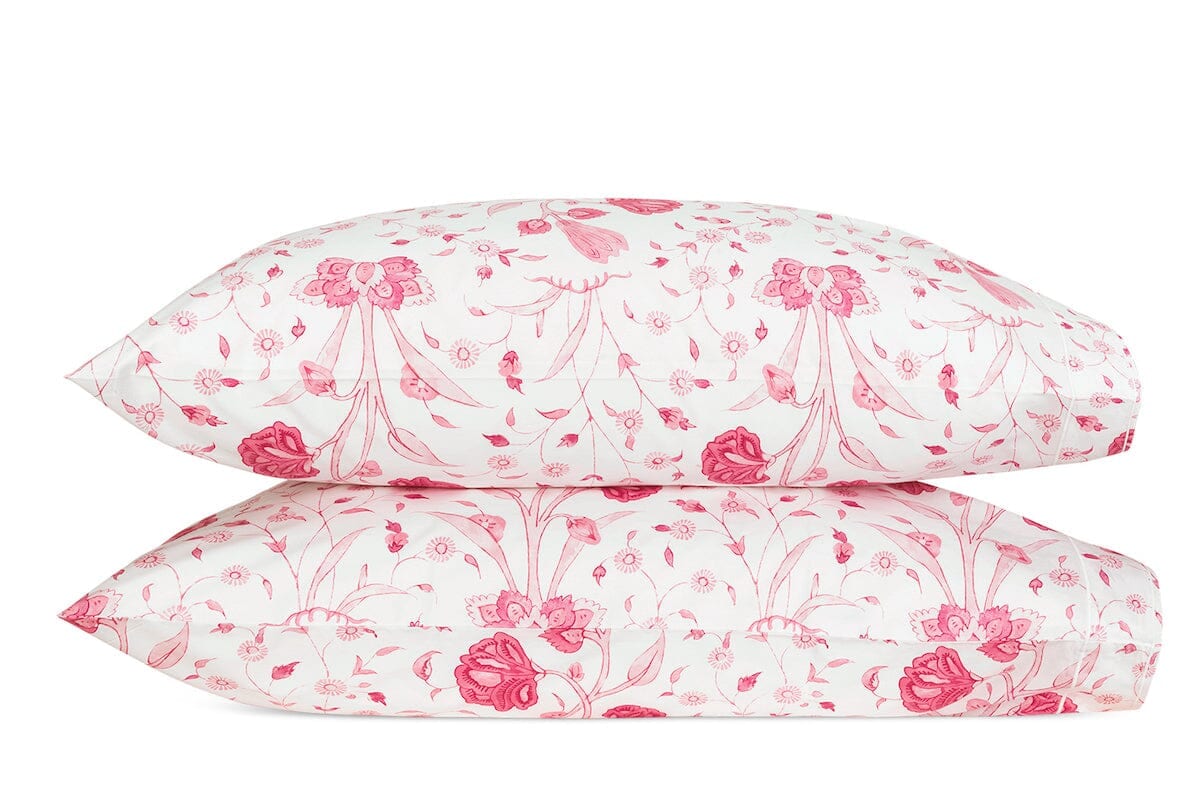 Pillowcases - Khilana Peony Bedding by Matouk | Schumacher at Fig Linens and Home