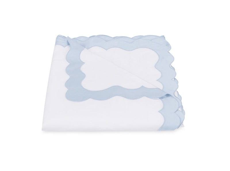 Matouk Lorelei Blue Duvet Cover | Fig Linens and Home