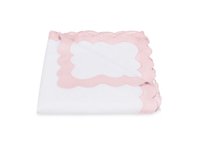Matouk Lorelei Pink Duvet Cover | Fig Linens and Home