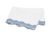 Matouk Lorelei Hazy Blue Flat Sheet | Fig Linens and Home
