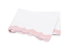 Matouk Lorelei Pink Flat Sheet | Fig Linens and Home