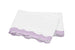 Matouk Lorelei Violet Flat Sheet | Fig Linens and Home